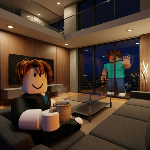 [⭐PENTHOUSE] STAY INSIDE 🤫 Roblox game
