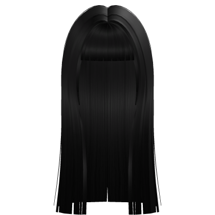 Long Straight Popular Trendy Hair In Black