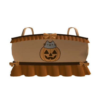cute orange brown halloween top