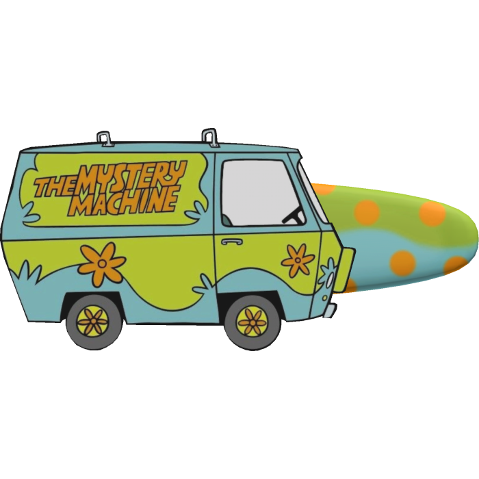 ꒰ Cute Scooby Doo Mystery Machine Clip