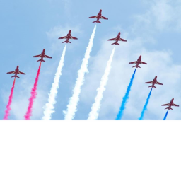 Red Arrows Squadron Training.