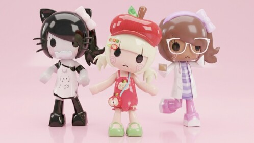 [BOY & GIRL] Dollibee Wii Mii Outfit Ideas