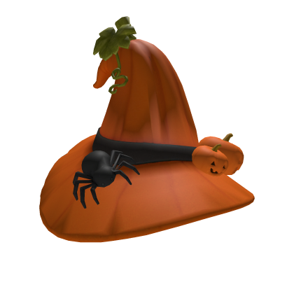 Halloween Witch Hat with Pumpkin 1.0 Roblox item