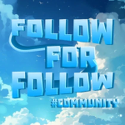 l - follow 4 follow - l Roblox group icon