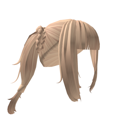 Short Blonde Hair in Braids

