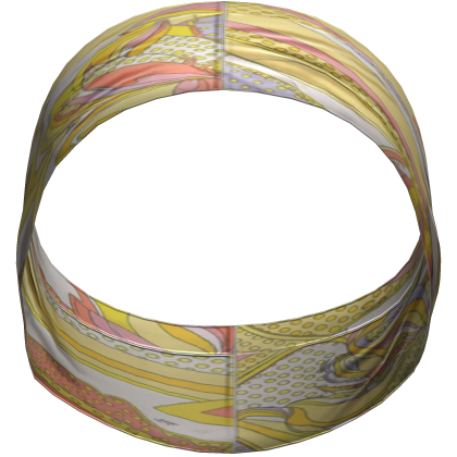 Chic Clean Girl Elastic Headband (Yellow) Roblox item