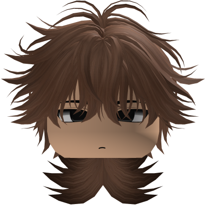 Cute Y2K emo brown hair