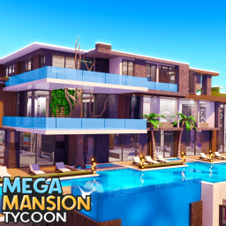 Mega Mansion Tycoon 🌴🛥️ icon