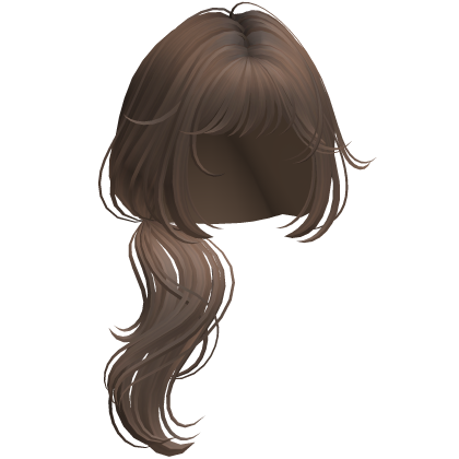 Wispy Wolfcut Side Ponytail Light Brown Roblox item