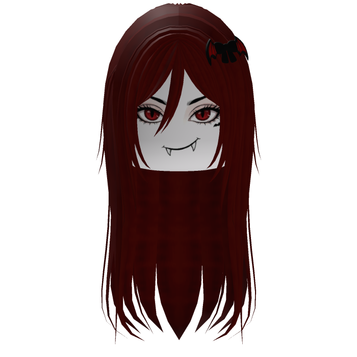 vampire red hair vkei matching girl