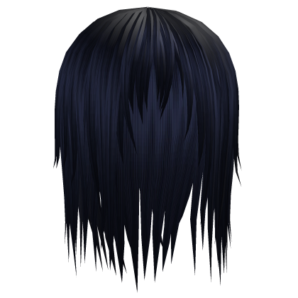 blue wispy Spikey vampire vkei hair  Roblox item