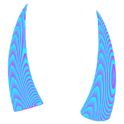 Animated Rainbow RGB Horns