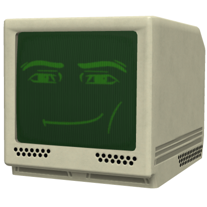 Man Face Computer Head (PBR) Roblox item