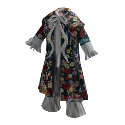 Midnight Garden Ribbon Coat Dress [PBR]
