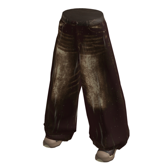 Brown Grunge Jeans