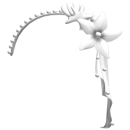 . ‿ ♡ cute white tropical headband⊹ ୨୧