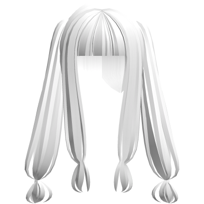 kawaii japanese straight pigtails white