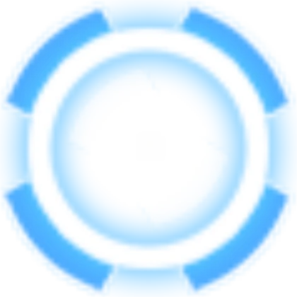 bubble blue snipe cursor