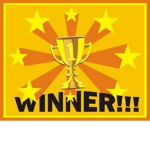 you Winner the badge hunt