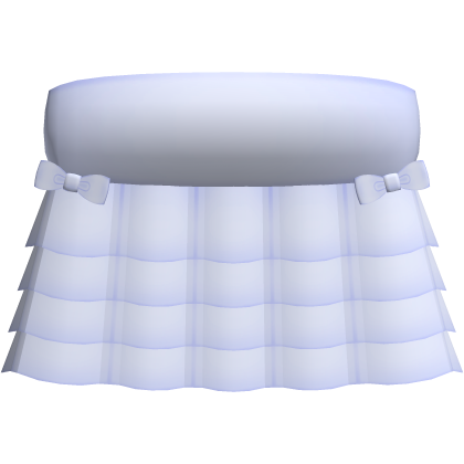 ꒰♡︎꒱ adorable ruffled princess dress in blue Roblox item