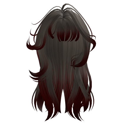 Ash/Red Wispy Long Layered Hair Roblox item