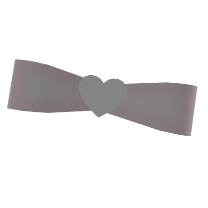 ꒰┊cute bow with heart in pink Roblox item