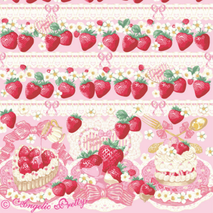 strawberry cakes wallpaper Roblox decal