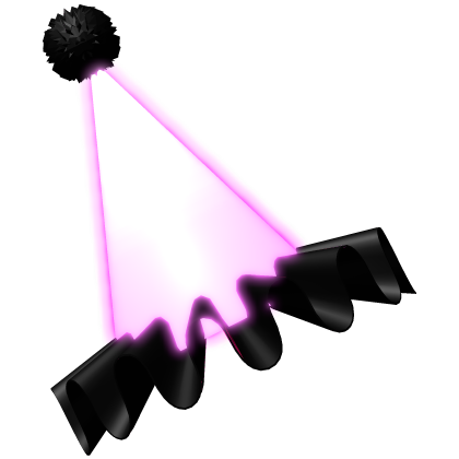 Halloween Neon Pink Party Hat [Emissive] Roblox item