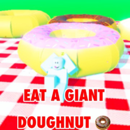 [MAP UPDATE!] Eat a Giant Doughnut!