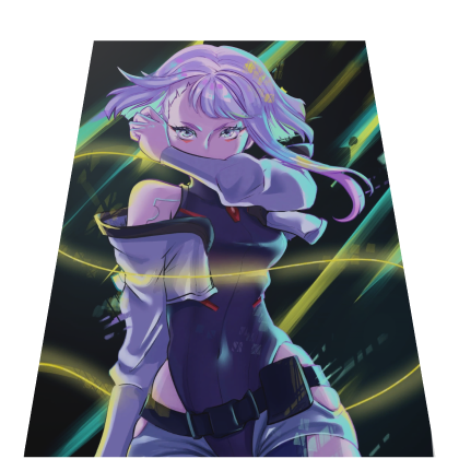 Cute Lucy Cyberpunk Cape 