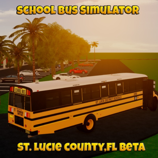  School Bus Simulator, St. Lucie County, FL Beta official Roblox game thumbnail