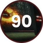 Level 90 - Grand Master Roblox badge thumbnail