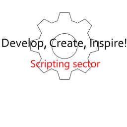 Scripting area, For Scripter's