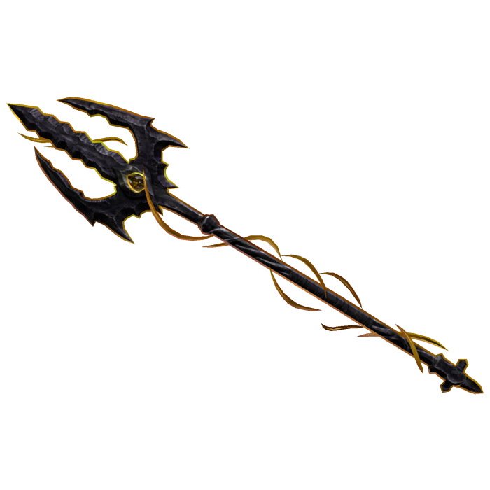 Gold Magical Dark Knight Trident