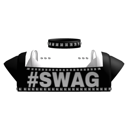 ♡⋮ emo studded swag top with choker in black