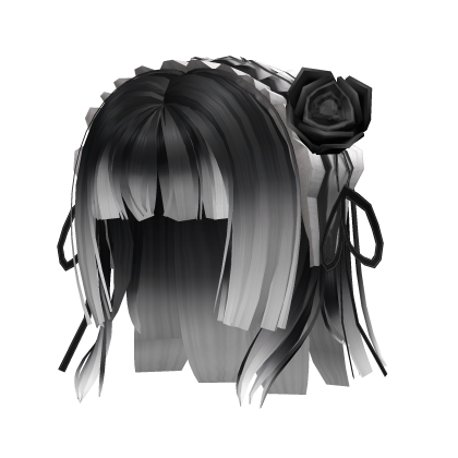 Gothic Lace Bonnet Hair - Ghost Edition thumbnail