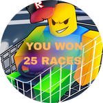 You Won 25 Races!