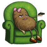 lazy pleb potatos