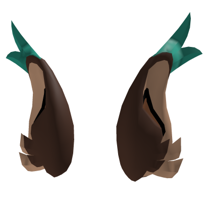 Teal-Accented Sphinx Ears Roblox item