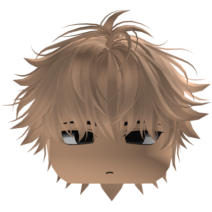 Cute Y2K emo blonde hair