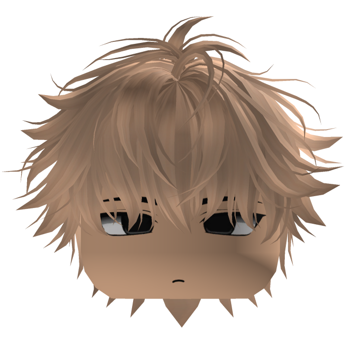 Cute Y2K emo blonde hair