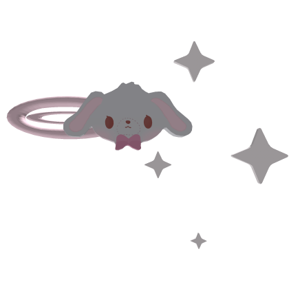 ♡: kawaii sparkling sugar bunny hair clip Roblox item