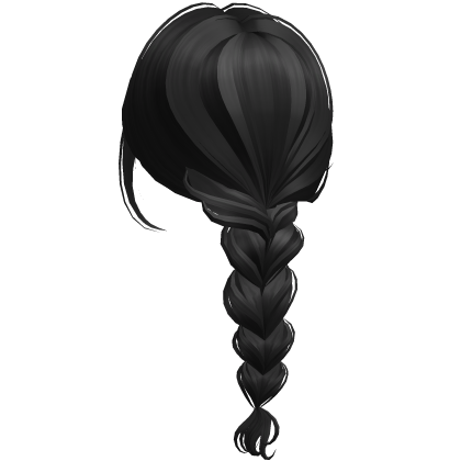 Clean Girl Soft Wispy Braids (Black) Roblox item