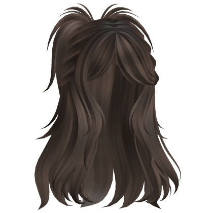 Y2K Half-up Scenecore Hair (Brown) Roblox item