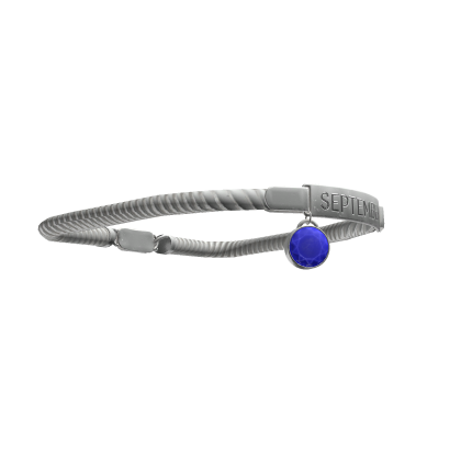 September Birthstone Bracelet in Silver