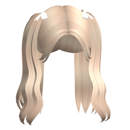 Platinum Cute Anime Ponytails Hair Roblox item
