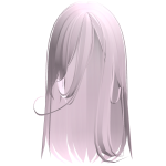 ♡ ꒰ long light pink sadako horror hair ꒱ ♡