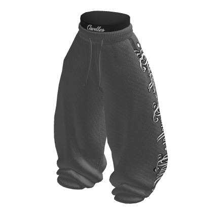 Celana Longgar Sweatpants Abu