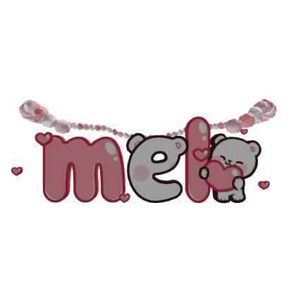 ♡ : mel bear beaded 1.0