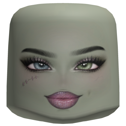 Sassy Green Monster Baddie Glam Smirk